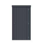 KOVINSKA VRTNA HIŠKA VITAVIA MARBURG 180X98X81 MAT ANTRACIT - slika 3